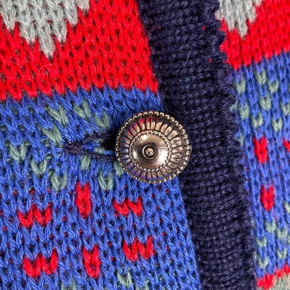Vintage Elegance Seiler Sweater Womens Cardigan Wool Blend Heavy Knit Large? - Picture 6 of 12